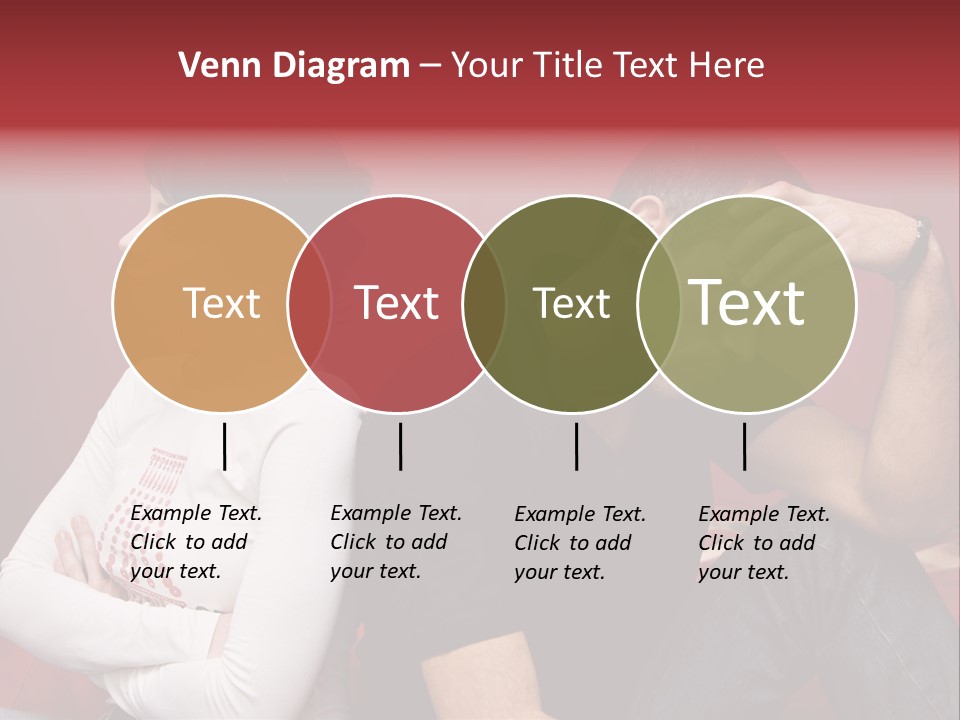 Relationship Difficulties: Young Couple Having A Fight PowerPoint Template