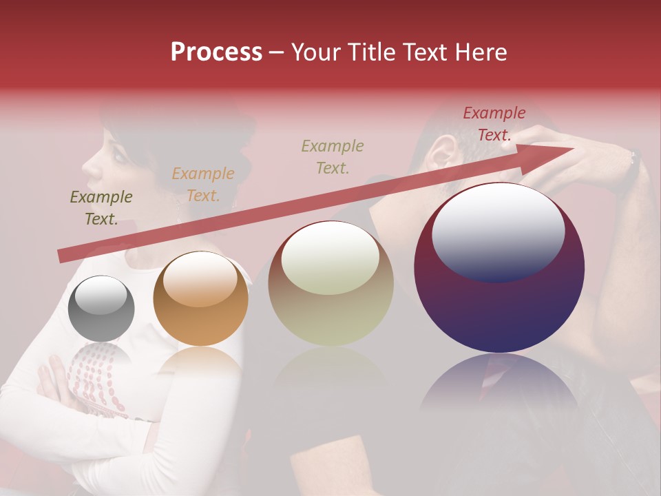 Relationship Difficulties: Young Couple Having A Fight PowerPoint Template