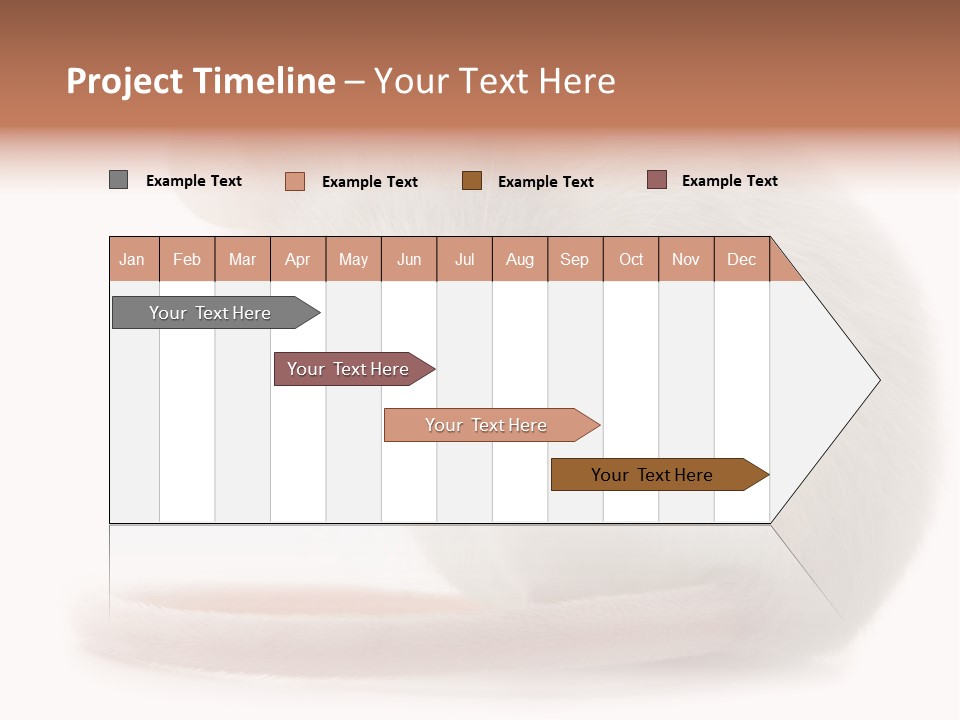 White Mouse In Front Of A White Background PowerPoint Template