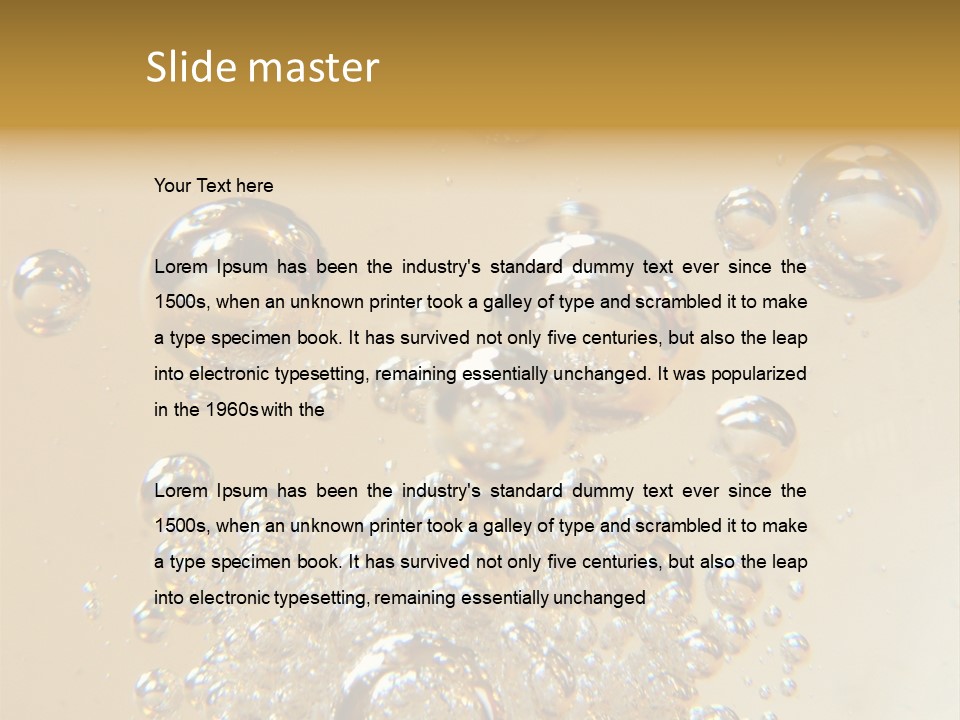 Bubbles *Best For Web Use* PowerPoint Template