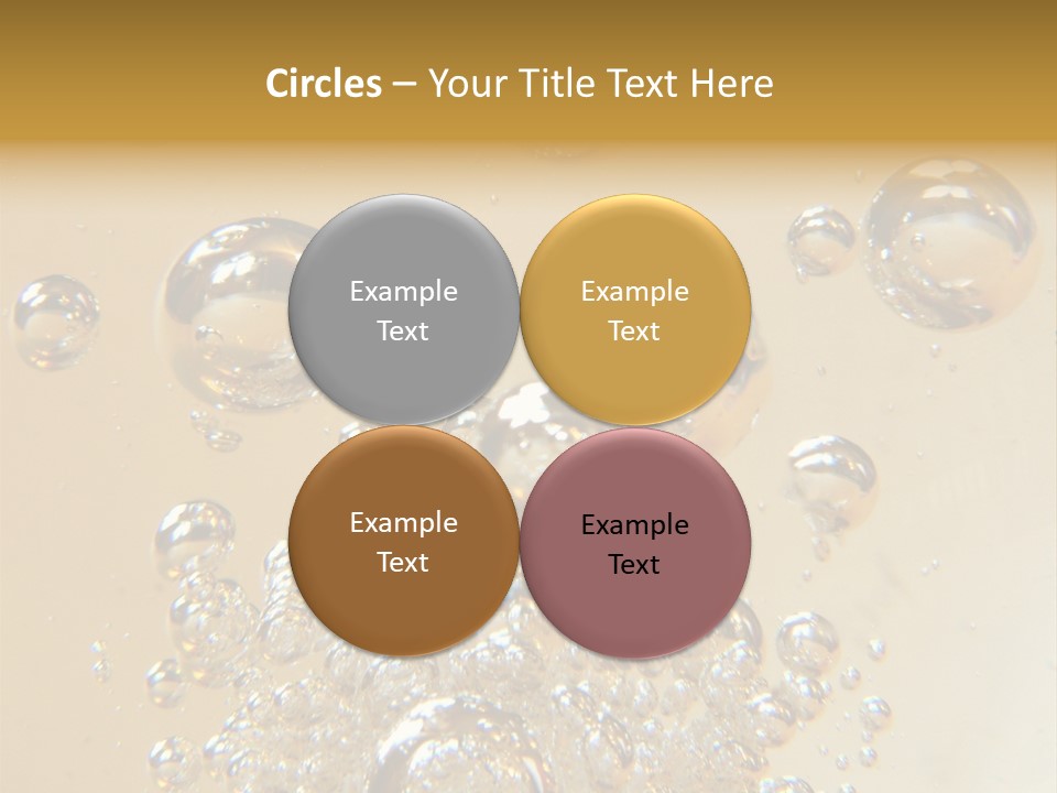 Bubbles *Best For Web Use* PowerPoint Template