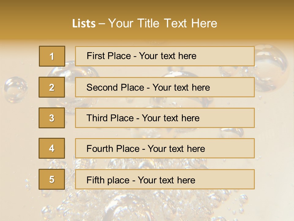 Bubbles *Best For Web Use* PowerPoint Template