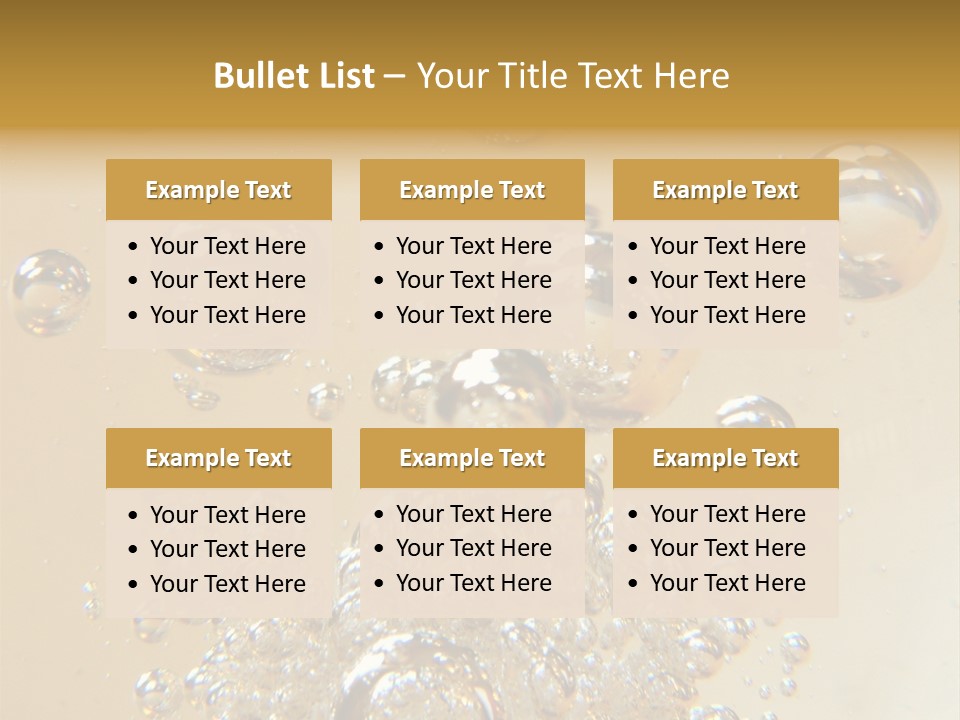 Bubbles *Best For Web Use* PowerPoint Template