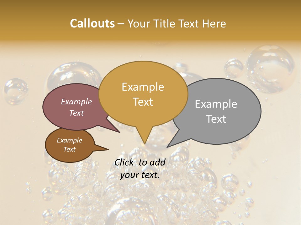 Bubbles *Best For Web Use* PowerPoint Template