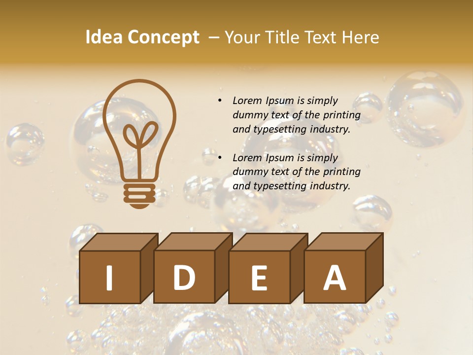 Bubbles *Best For Web Use* PowerPoint Template
