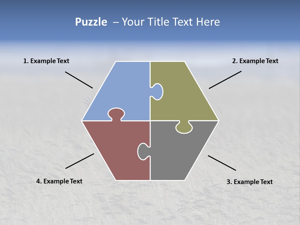 Stylized Valentine Heart Made From Two Swashes And Isolated On White. PowerPoint Template