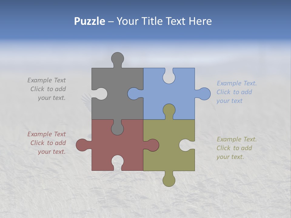 Stylized Valentine Heart Made From Two Swashes And Isolated On White. PowerPoint Template