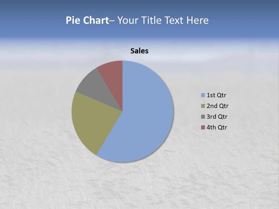 Stylized Valentine Heart Made From Two Swashes And Isolated On White. PowerPoint Template