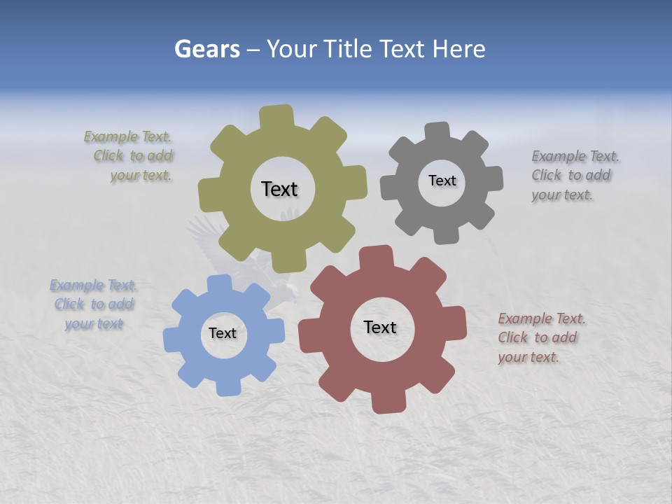 Stylized Valentine Heart Made From Two Swashes And Isolated On White. PowerPoint Template