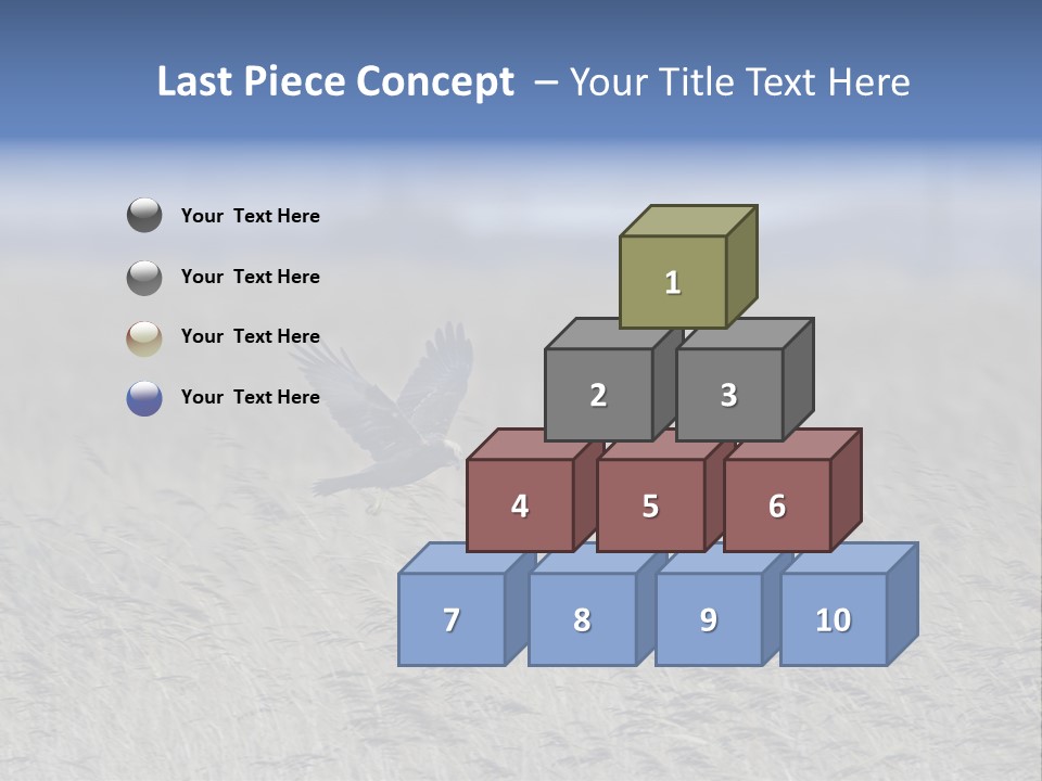 Stylized Valentine Heart Made From Two Swashes And Isolated On White. PowerPoint Template