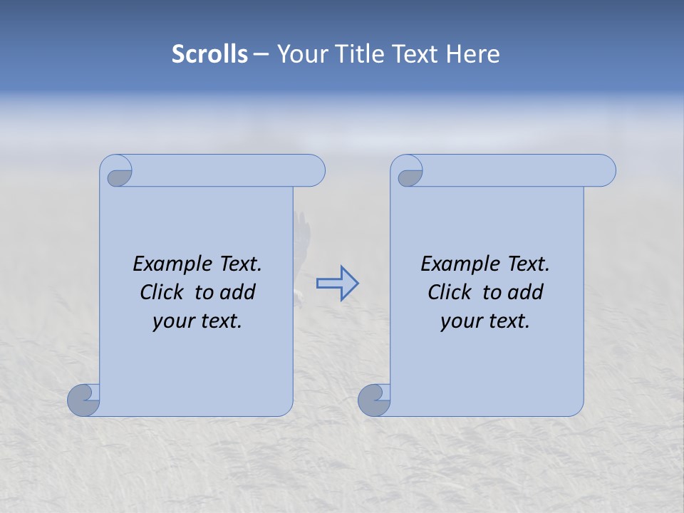 Stylized Valentine Heart Made From Two Swashes And Isolated On White. PowerPoint Template