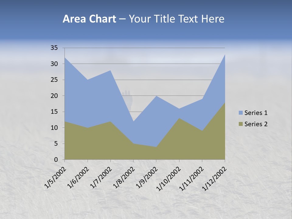 Stylized Valentine Heart Made From Two Swashes And Isolated On White. PowerPoint Template