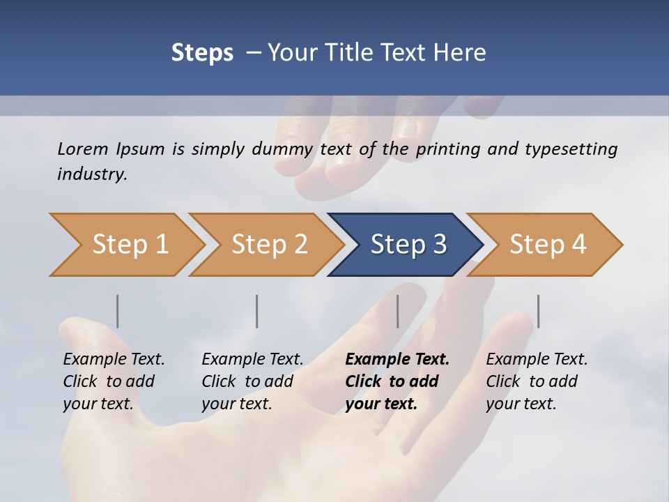 Helping Hand PowerPoint Template