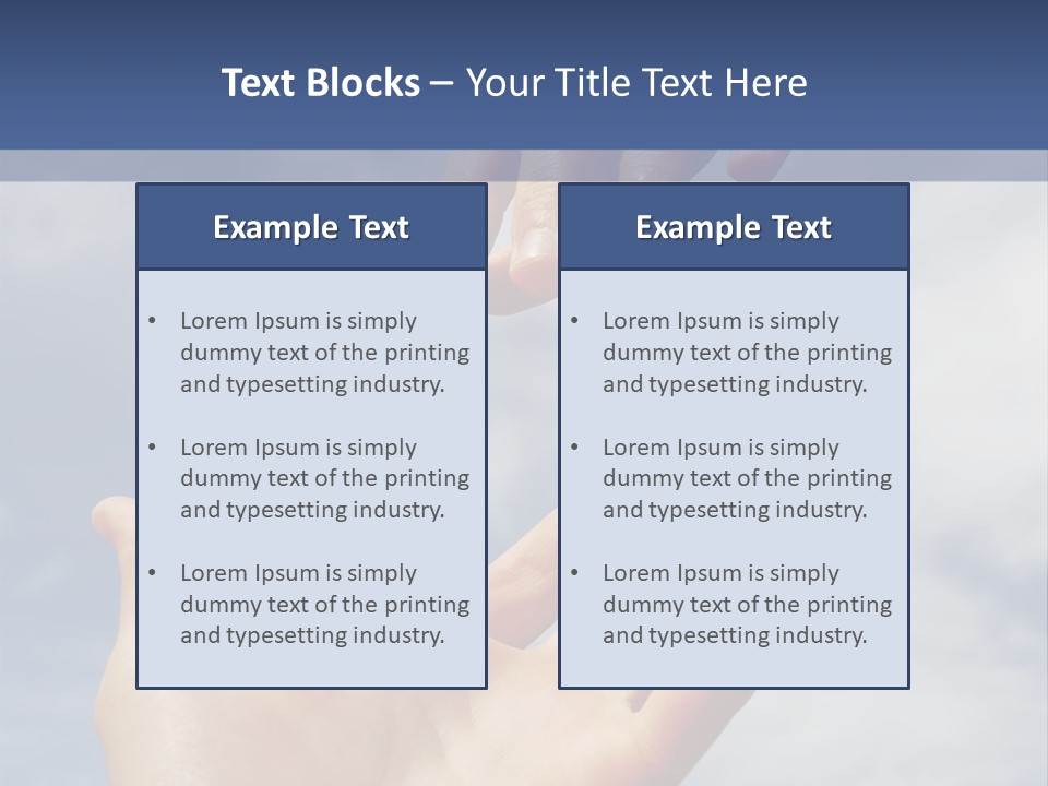 Helping Hand PowerPoint Template