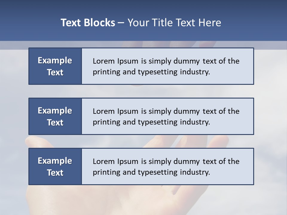 Helping Hand PowerPoint Template