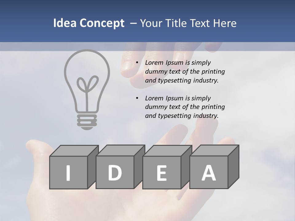 Helping Hand PowerPoint Template