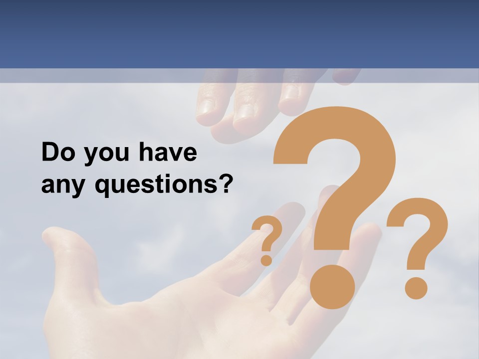 Helping Hand PowerPoint Template