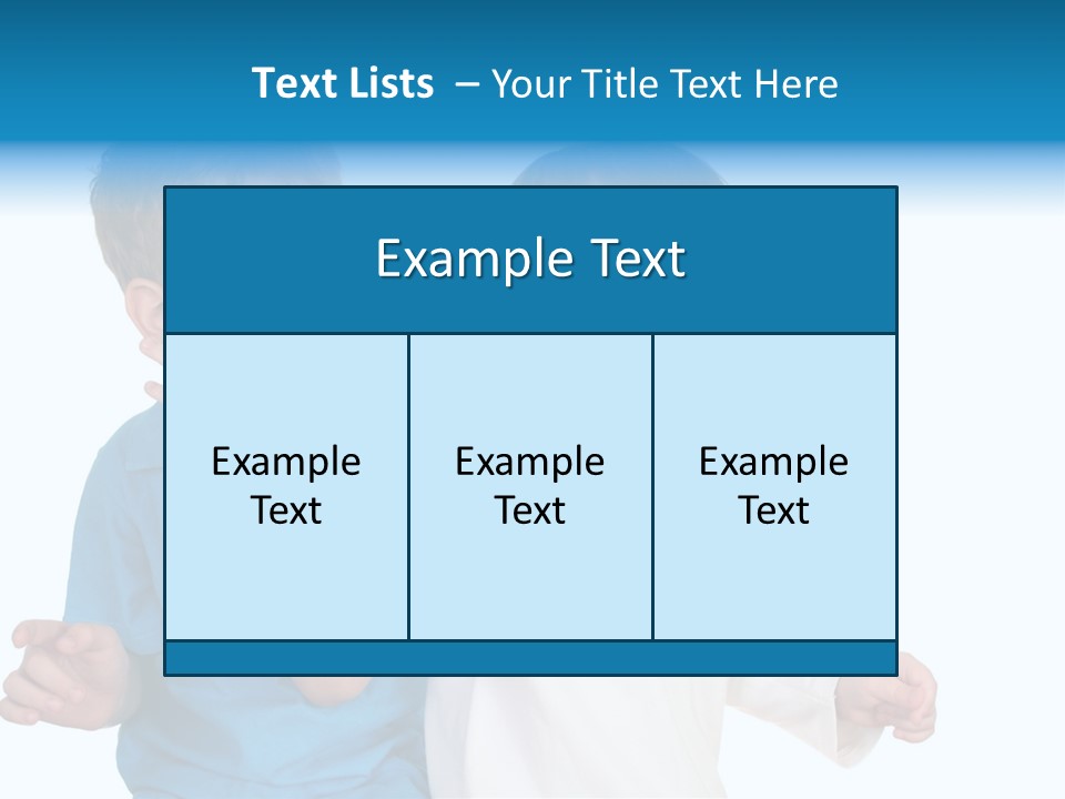 Children With Tooth Brushes PowerPoint Template