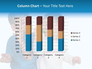 Children With Tooth Brushes PowerPoint Template