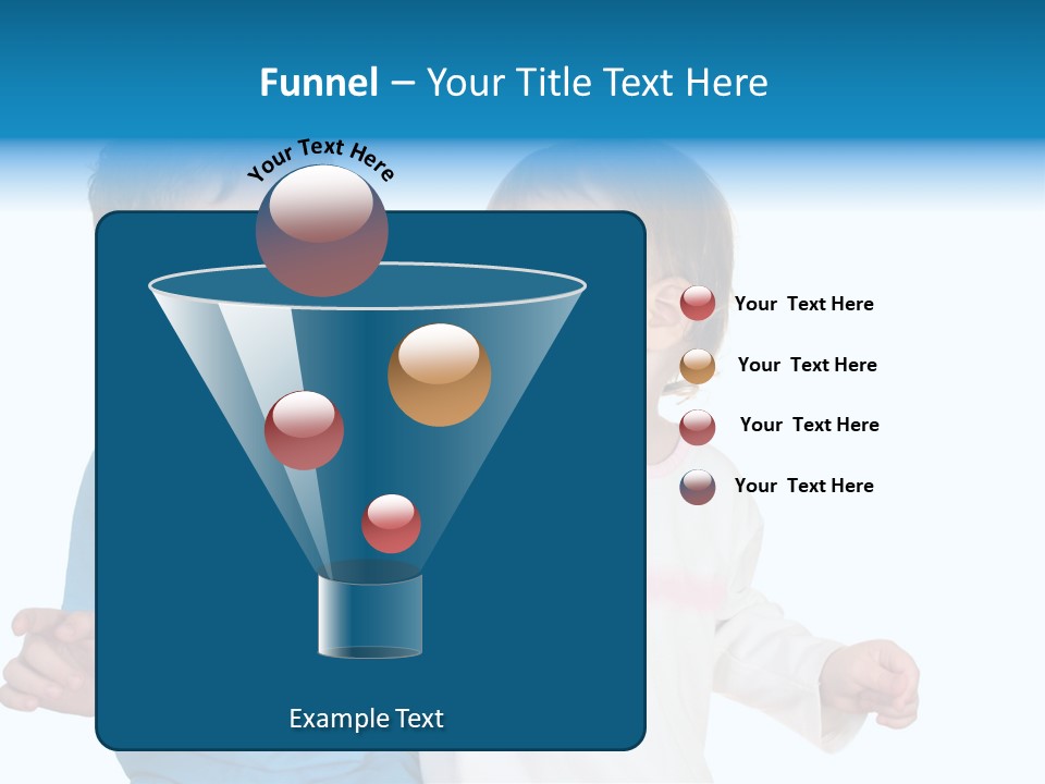 Children With Tooth Brushes PowerPoint Template