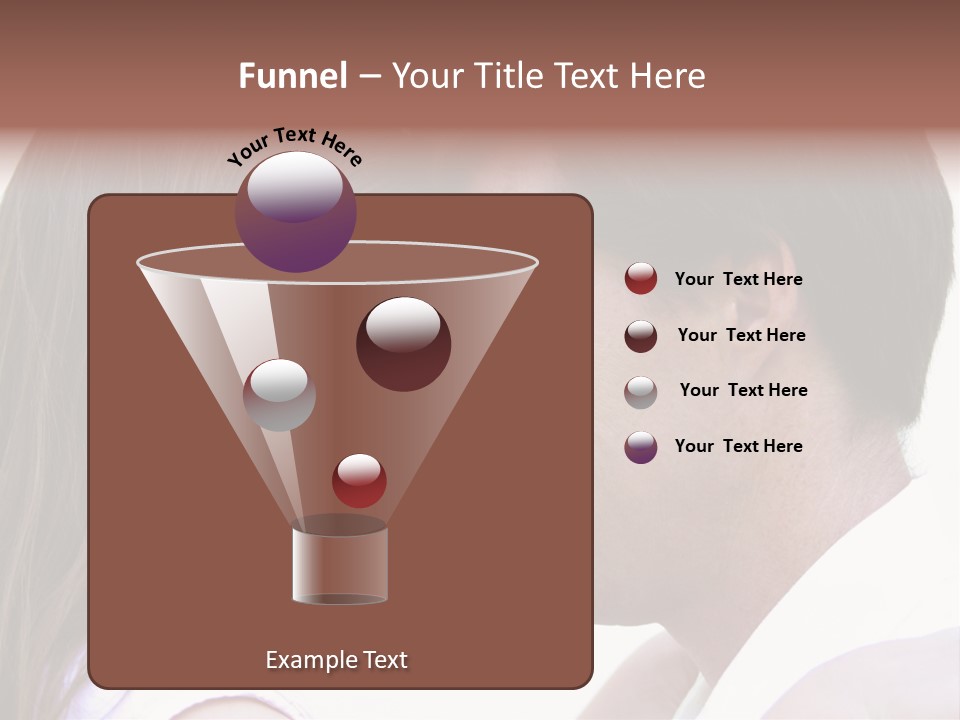 Photo Of A Father And Daughter With Their Heads Rested Together. PowerPoint Template