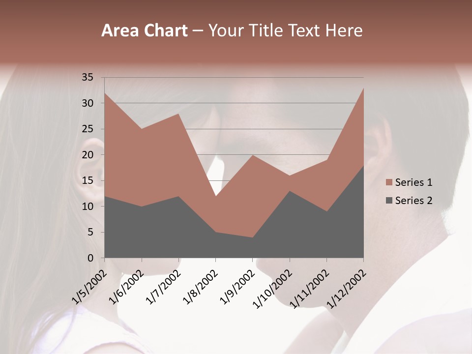 Photo Of A Father And Daughter With Their Heads Rested Together. PowerPoint Template