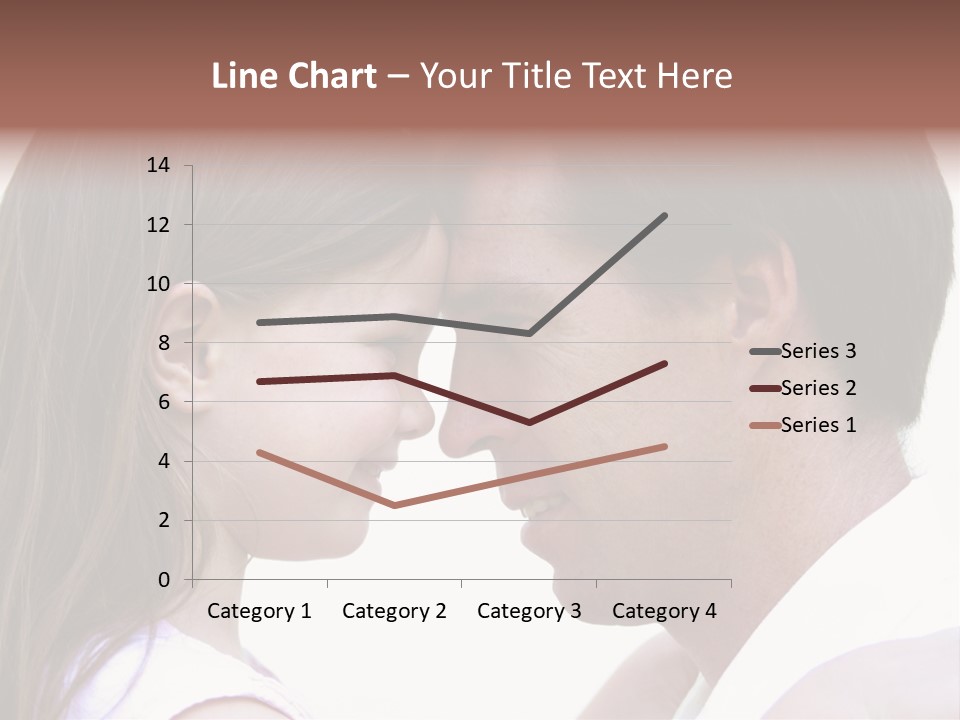 Photo Of A Father And Daughter With Their Heads Rested Together. PowerPoint Template