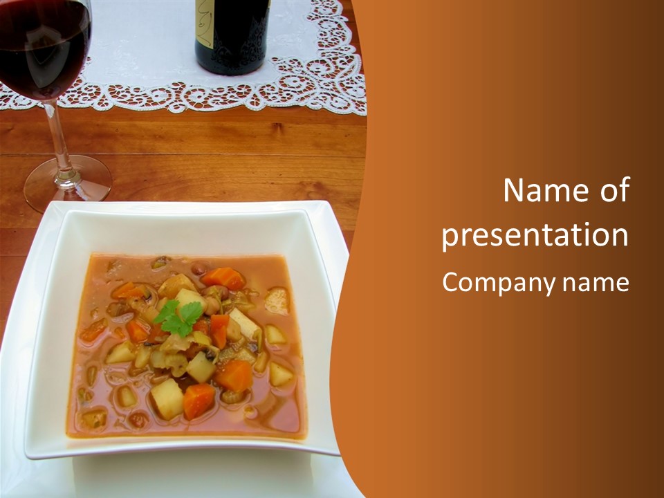 Tuscan Farmhouse Soup PowerPoint Template