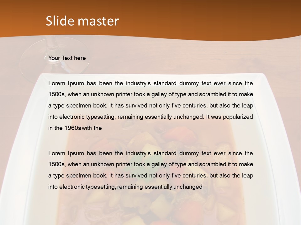 Tuscan Farmhouse Soup PowerPoint Template