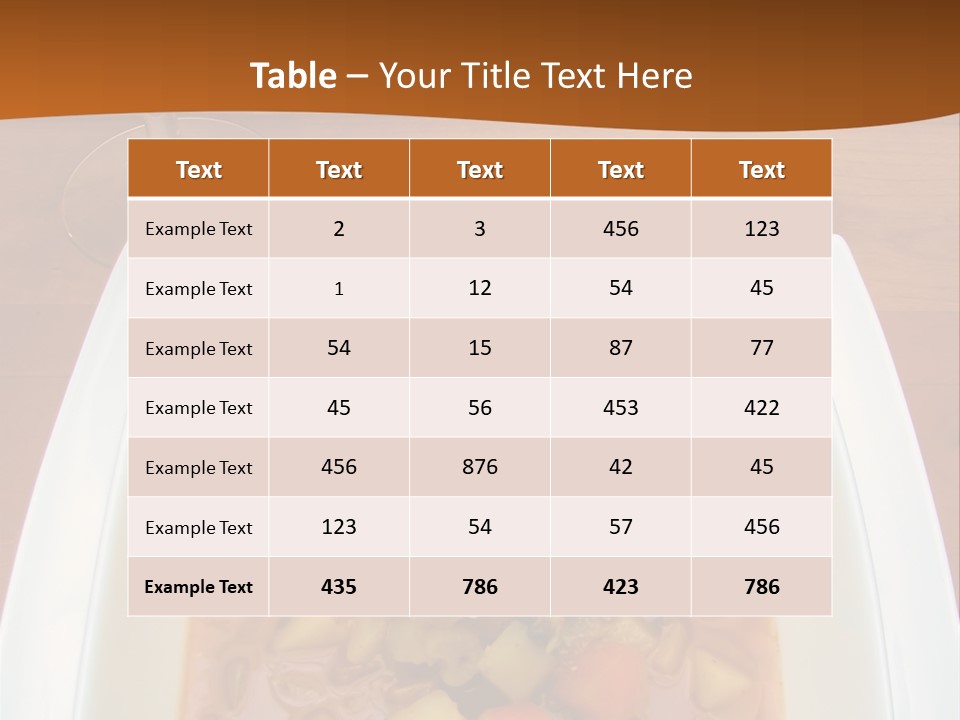 Tuscan Farmhouse Soup PowerPoint Template