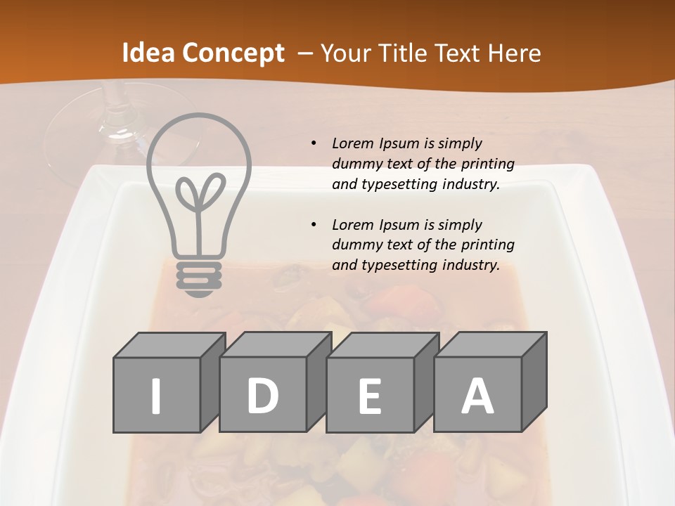 Tuscan Farmhouse Soup PowerPoint Template