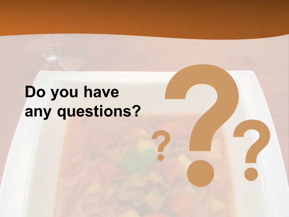 Tuscan Farmhouse Soup PowerPoint Template