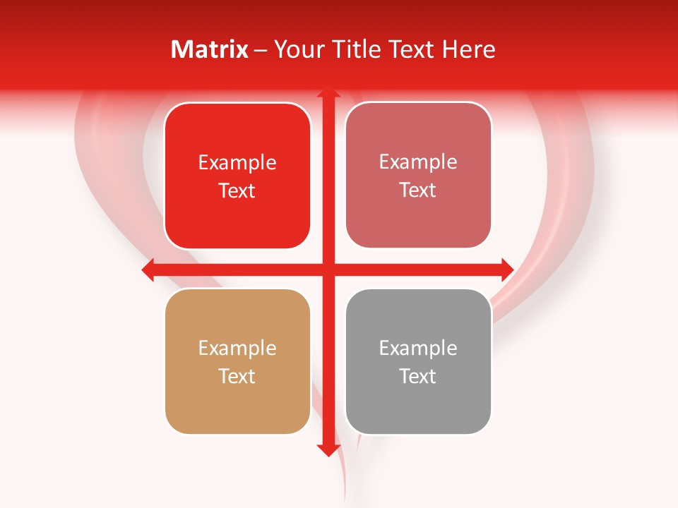 A Red Heart Shaped Object On A White Background PowerPoint Template