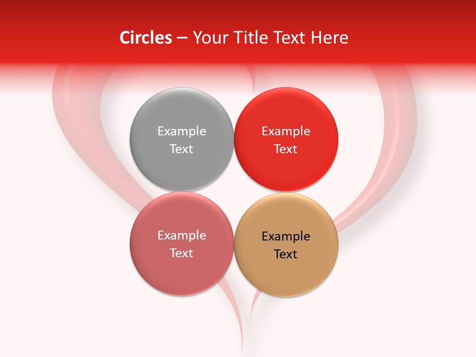 A Red Heart Shaped Object On A White Background PowerPoint Template