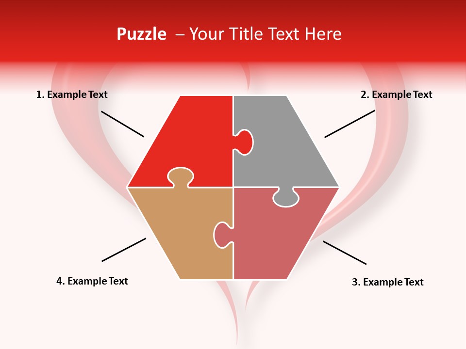 A Red Heart Shaped Object On A White Background PowerPoint Template