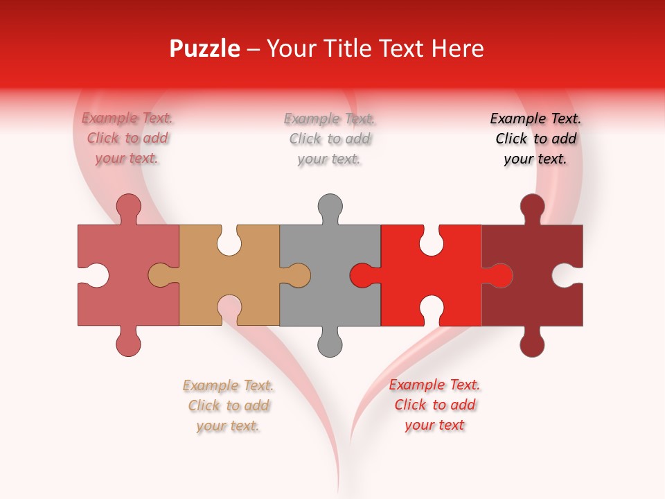 A Red Heart Shaped Object On A White Background PowerPoint Template