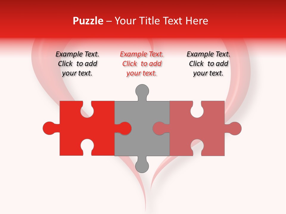 A Red Heart Shaped Object On A White Background PowerPoint Template