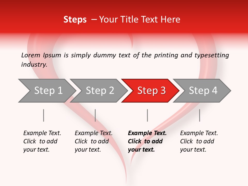 A Red Heart Shaped Object On A White Background PowerPoint Template