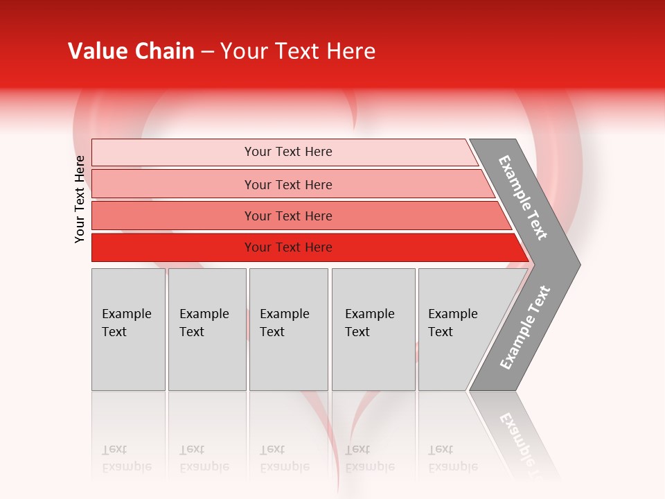 A Red Heart Shaped Object On A White Background PowerPoint Template