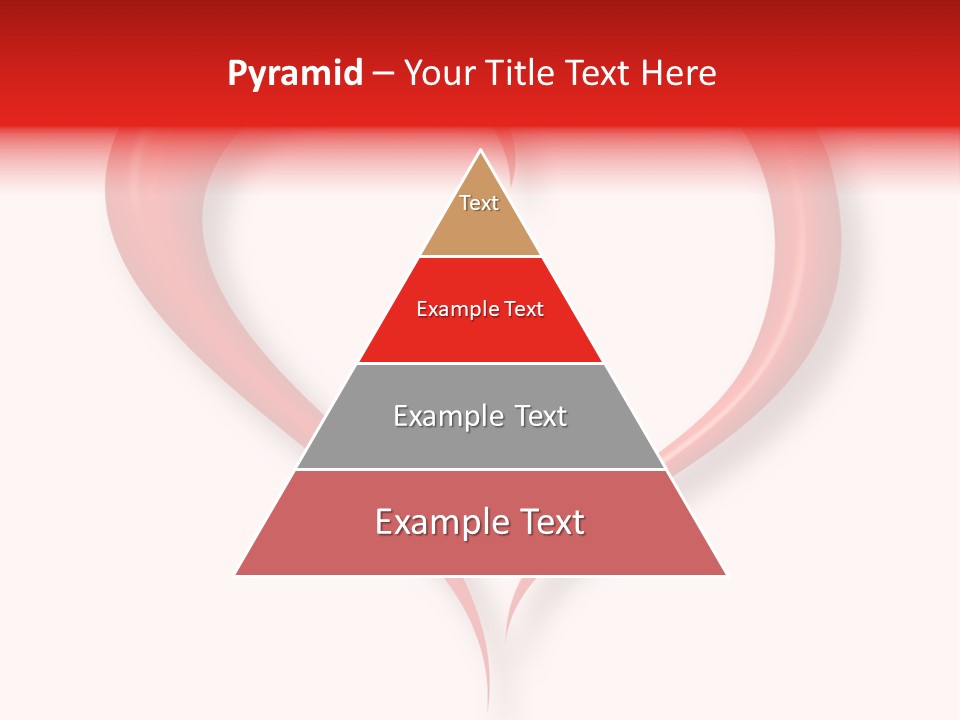 A Red Heart Shaped Object On A White Background PowerPoint Template