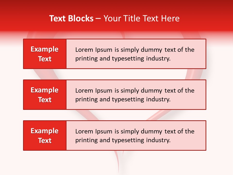 A Red Heart Shaped Object On A White Background PowerPoint Template