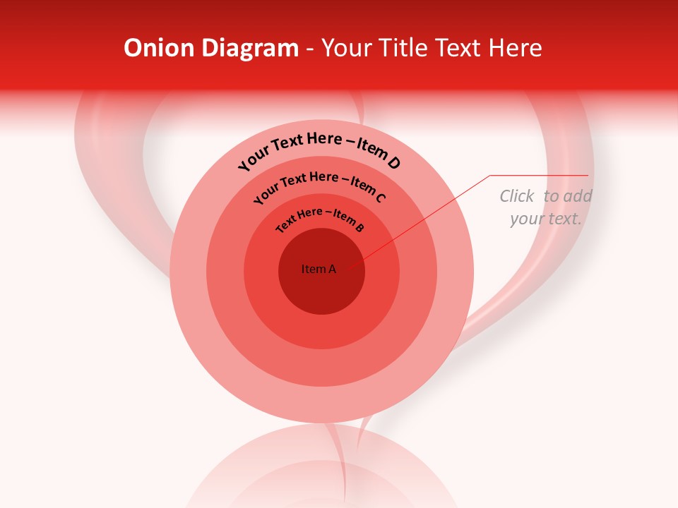A Red Heart Shaped Object On A White Background PowerPoint Template