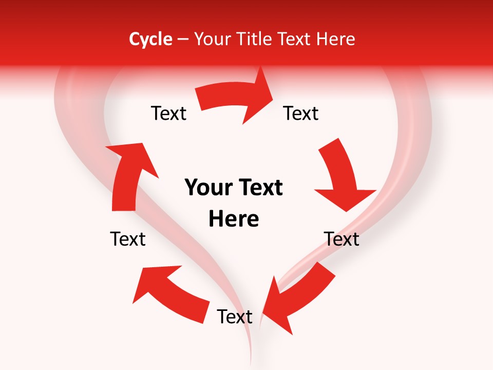 A Red Heart Shaped Object On A White Background PowerPoint Template