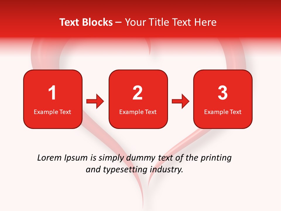 A Red Heart Shaped Object On A White Background PowerPoint Template