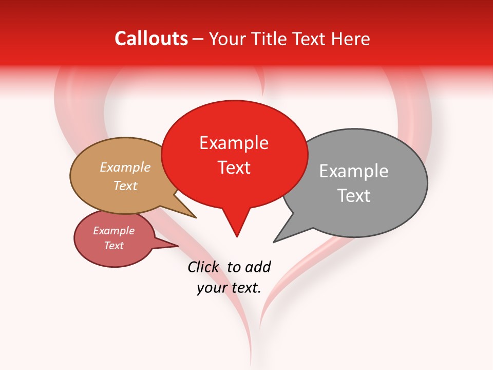 A Red Heart Shaped Object On A White Background PowerPoint Template