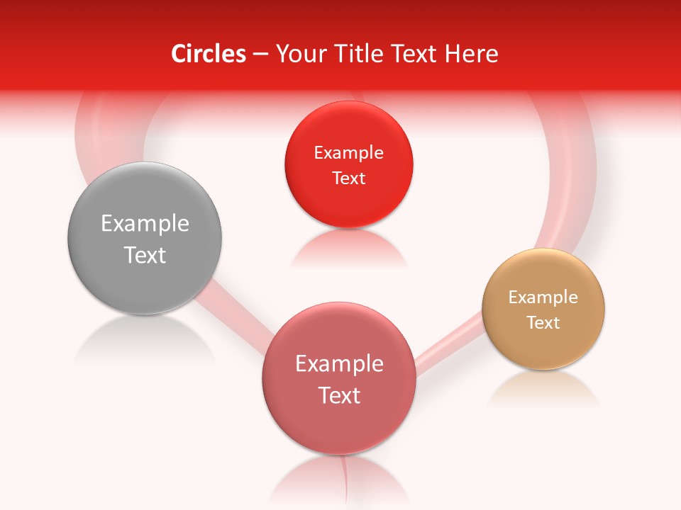 A Red Heart Shaped Object On A White Background PowerPoint Template