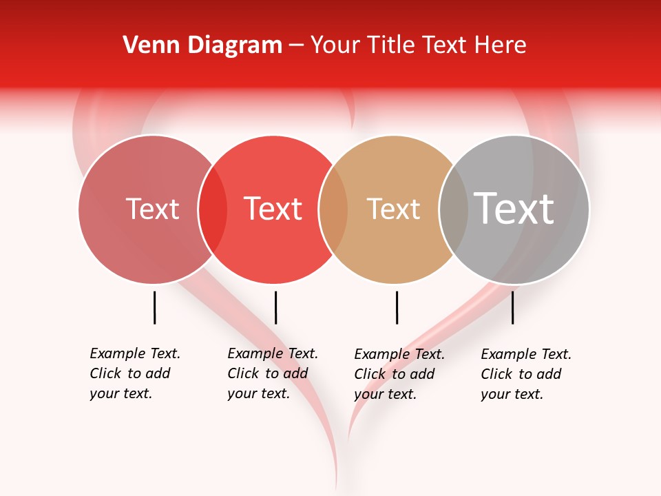 A Red Heart Shaped Object On A White Background PowerPoint Template