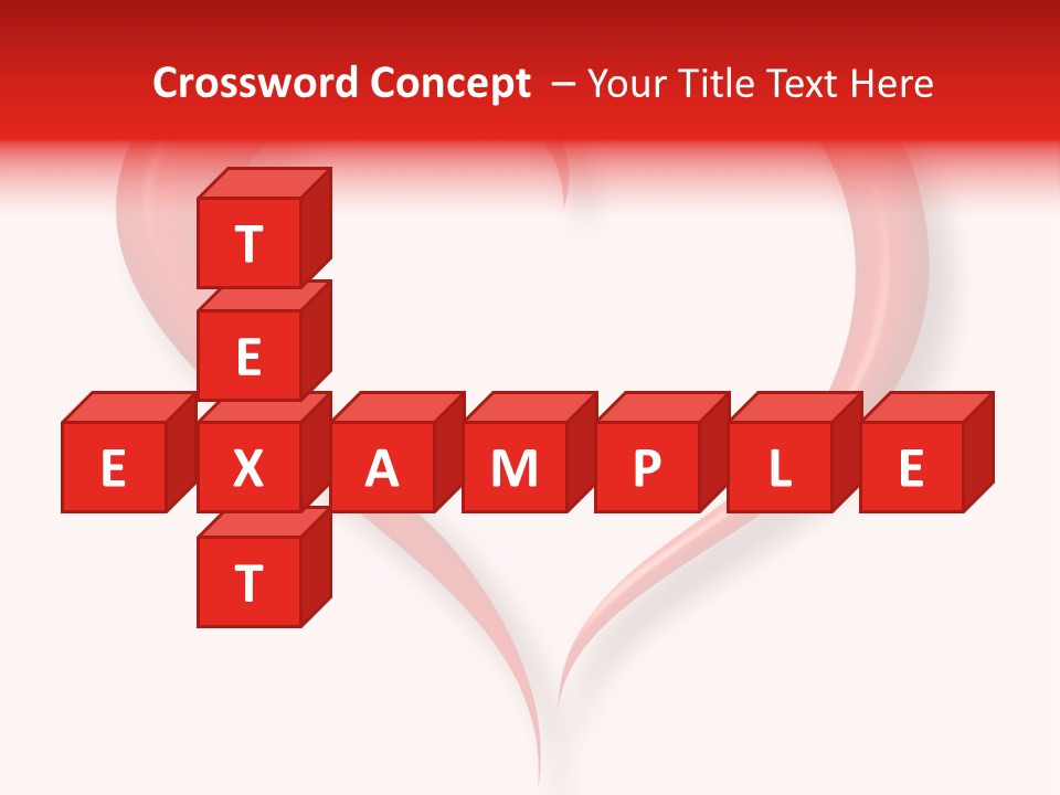 A Red Heart Shaped Object On A White Background PowerPoint Template