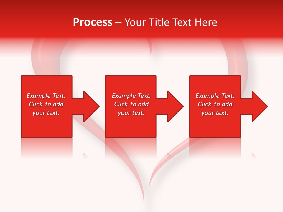 A Red Heart Shaped Object On A White Background PowerPoint Template