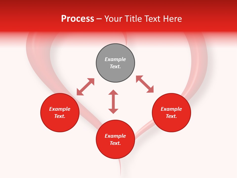 A Red Heart Shaped Object On A White Background PowerPoint Template